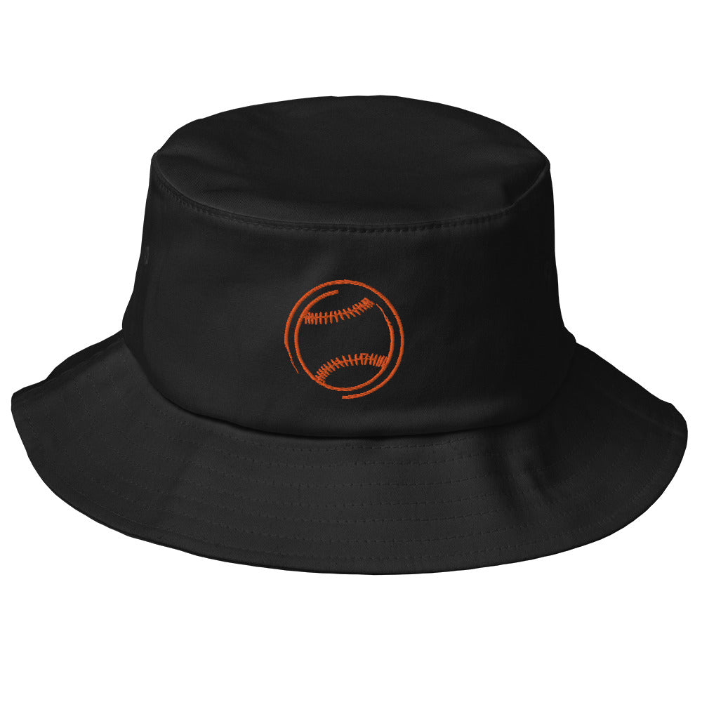 Baseball Old School Bucket Hat