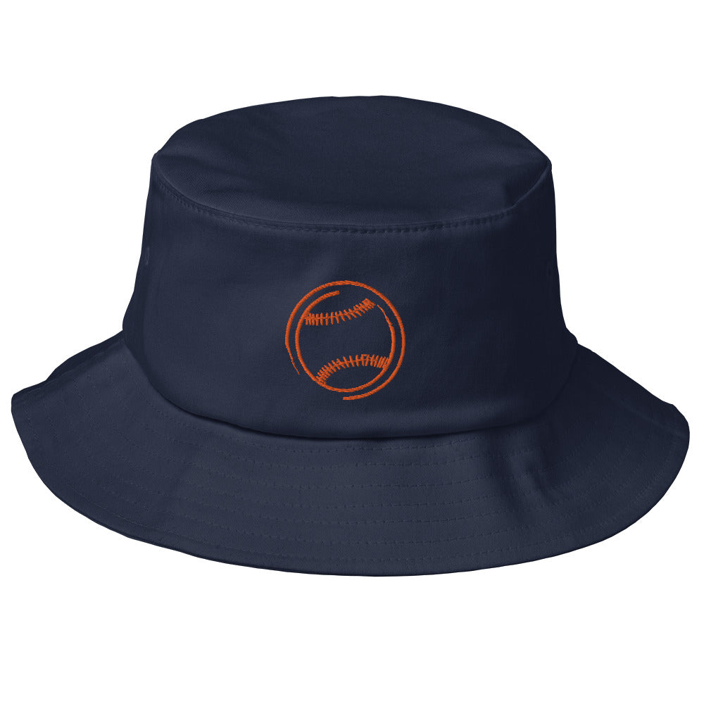 Baseball Old School Bucket Hat
